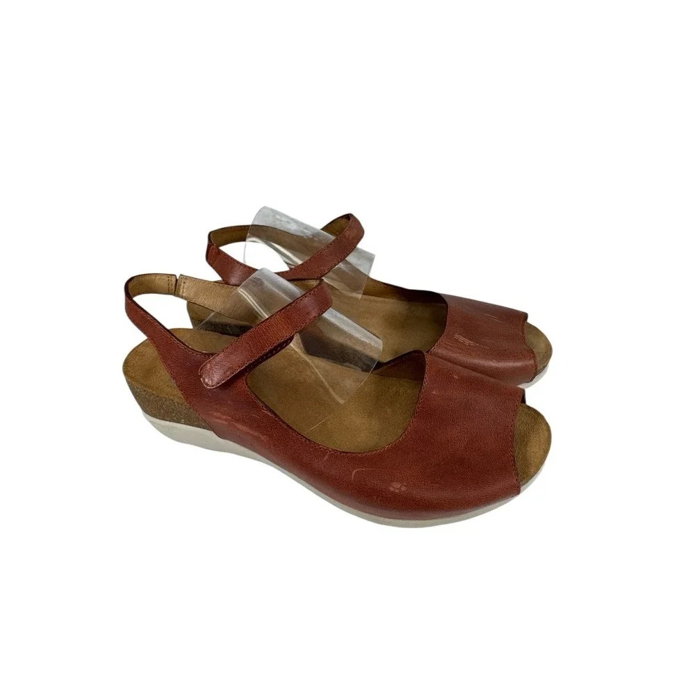 Dansko Marcy Wedge Sandal Women Size 38 No Box